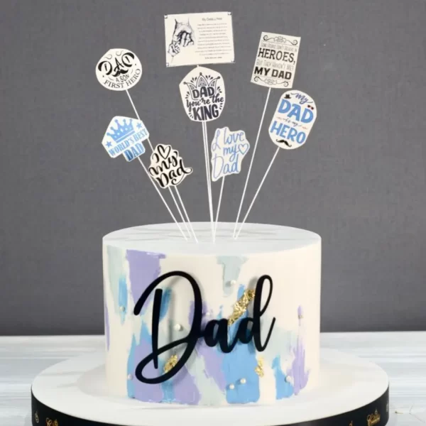 Butterscotch Cream Cake for Best Dad