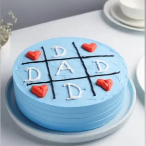 Blueberry father's day cake